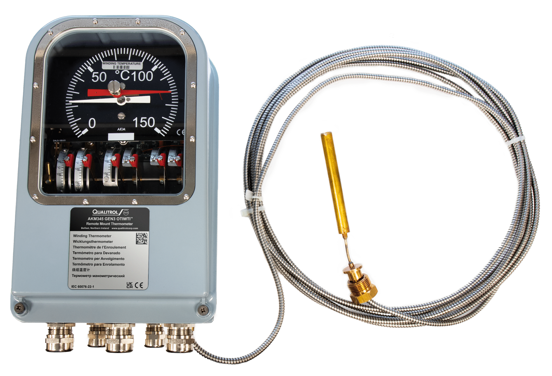 AKM345 Gen3 OTIWTI™ Oil & Winding Temp Indicator